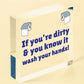 Nautical Wash Your Hands Quirky Bathroom Signs Funny Toilet Door Loo Wall Plaque