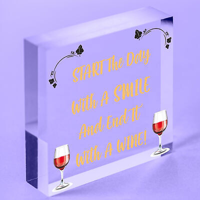 Funny Wine Gift Kitchen Bar Plaque Wine Lover Gift Alcohol Gift For Friend