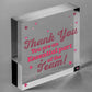 THANK YOU Gifts For Colleagues Employee Wooden Heart Plaque Office Work Gifts