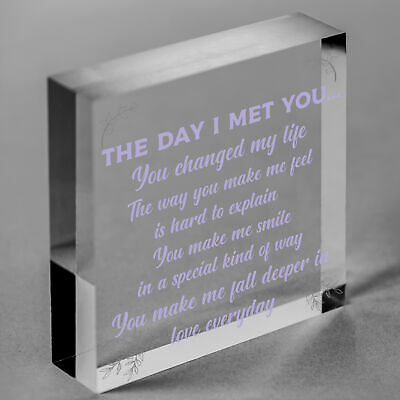 Anniversary Birthday Christmas Gift For Boyfriend Girlfriend Husband Wife Block