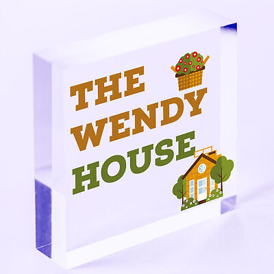 The Wendy House Hanging Summer House Garden Shed Decor Sign Home Gifts