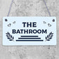 Nautical Bathroom Decor Hanging Sign Home Decor Toilet Decorations Beach Gifts