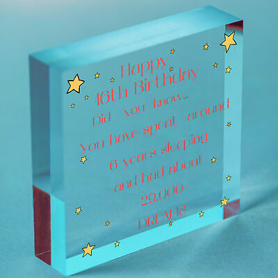 16th 17th 18th 19th 20th 21st Birthday Gift For Son Daughter Adult Birthday Card