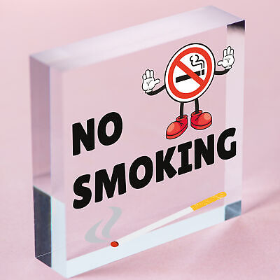 No Smoking Area Hanging Sign Hotel Garden Pub Bar Door Wall Warning Plaque