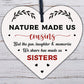 Cousins Sister Gifts Wooden Heart Chic Plaque Family Friendship Thank You Gift