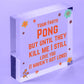 Your Farts Pong Happy Birthday Funny Card Boyfriend Husband Girlfriend Wife Gift