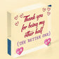 Perfect Anniversary Valentines Day Gift For Him Her OTHER HALF Thank You Gift