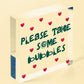 Please Take Some Bubbles Hanging Cute Wedding Table Plaque Decoration Gift Sign