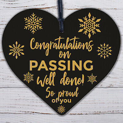 Congratulations You PASSED Wood Heart University Colleague Exam Graduation Gift