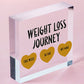 Weight Loss Tracker Chalkboard Hanging Sign Weight Watchers Progress Plaque