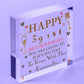 40th Birthday Funny Gift For Men Women Him Her Wooden Heart Gifts For Friend