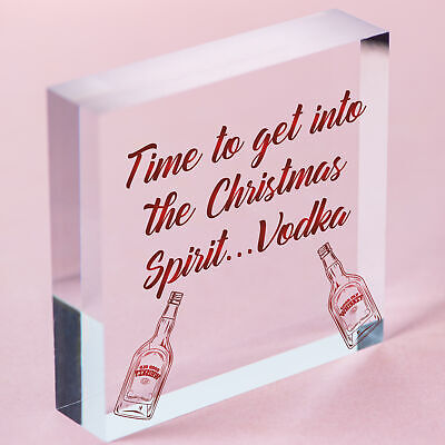 Bar Sign For Home Bar Plaque Vodka Gifts For Her Him Funny Vodka Gifts Xmas