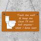 Funny BATHROOM Signs Shabby Chic Door Plaque Sign for Toilet Bathroom The Loo