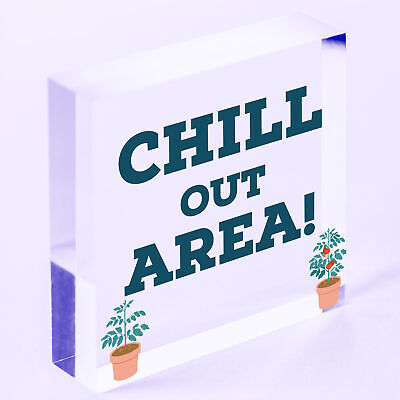 Chill Out Area Hot Tub Man Cave Shed Summer House Shed Garden Sign Plaque