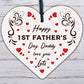 1st Fathers Day Heart Gifts For Him Daddy To Be From Bump Daughter Son Presents