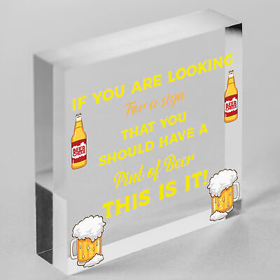 Novelty Bar Signs Hanging Door Wall Sign Home Bar Pub Plaque Beer Sign Gift