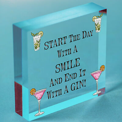 Funny Gin Gift Hanging Kitchen Bar Plaque Gin Lover Gift Alcohol Gift For Friend