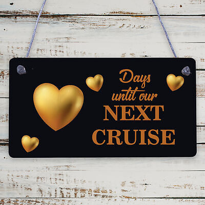 CHALKBOARD Holiday Countdown Sign Days Until Our Next Cruise Holiday Gift Sign