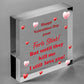 Funny Valentines Gift For Boyfriend or Husband Novelty Heart Sign Gift For Him