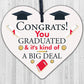 Big Deal Graduation Wooden Heart Keepsake Gift Congratulations Party Decorations