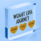 Weight Loss Tracker Chalkboard Hanging Sign Weight Watchers Progress Plaque