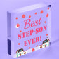 Best Step Son Gifts Mirror Heart Birthday Gift For Step-Son Novelty Gift For Him