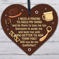 Will You Be My Godfather Gift For Friend Brother Wooden Heart Godparent Gifts