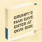 Man Cave Plaque Garage Signs For Men Shed Dad Grandad Son Birthday Gift For Men