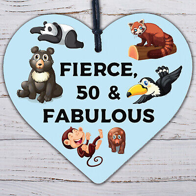 50 And Fabulous Gift 50 Birthday Decorations 50th Birthday Present For Women Men