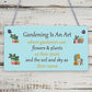 Gardening Art Novelty Hanging Plaques SummerHouse Signs Garden Shed Friend Gifts