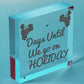 Chalkboard Days Until Holiday Countdown Sign Novelty Holiday Travel Accessories