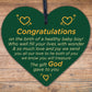 Baby Boy Birth Congratulations Wood Heart Sign Son Mum Parents Keepsake Gift