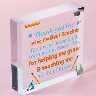 Thank You Best Teacher Gift Heart Best Nursery Gift For Children Leaving Present