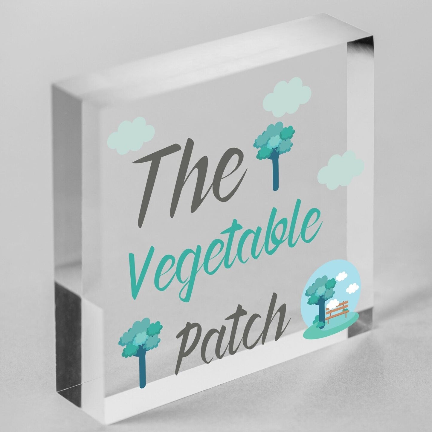 The Vegetable Patch Hanging Sign Garden Sign Summer House Plaque Shed Sign