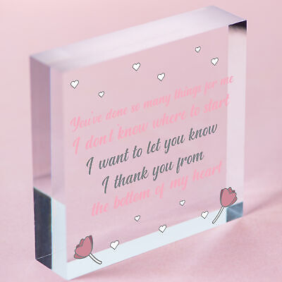 Special Thank You Friend Gift Engraved Heart Sign Teacher Gifts Friendship Gifts