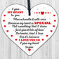 1st Wedding Anniversary Gift Heart Girl Boyfriend Wife Gifts For Her Love Sign