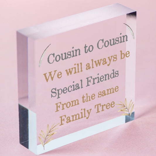 Birthday Christmas Gift For Cousin Special Family Plaques Best Friend Keepsakes