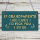 Cute Gift For Nan Grandad Grandparent Plaque Keepsake Gift From Grandchildren