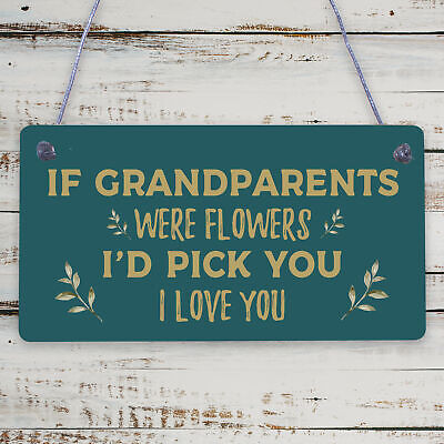 Cute Gift For Nan Grandad Grandparent Plaque Keepsake Gift From Grandchildren