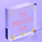 The Prosecco Bar Vintage Hanging Wall Plaque Sign Home Bar Gift Man Cave Party