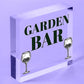 Shabby Chic Garden Bar Sign Hanging Wall Sign For Bar Summerhouse Alcohol Gift