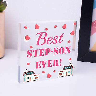 Best Step Son Gifts Mirror Heart Birthday Gift For Step-Son Novelty Gift For Him