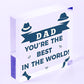 Best Dad Gifts Wood Heart Fathers Day Birthday Gift For Dad From Son Daughter