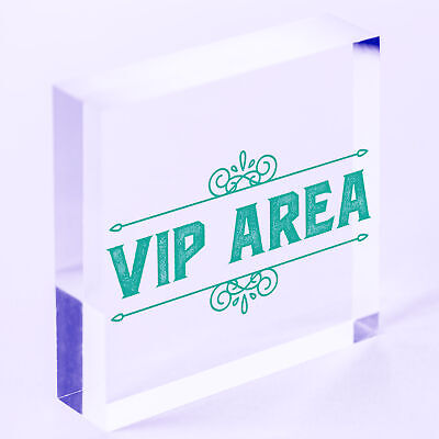 Vintage Style VIP AREA Sign For Bar Pub Club Man Cave Home Bar Home Decor