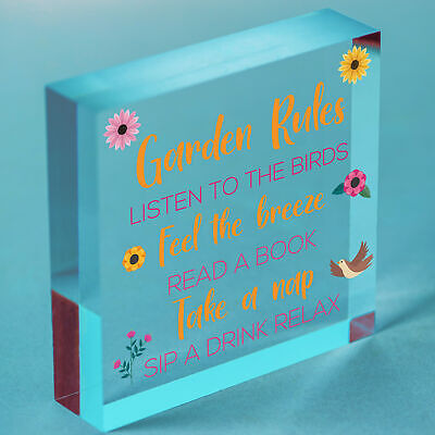 Garden Plaque Hanging Summer House Garden Shed Gifts For Mum Nan Nanny