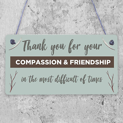 Thank You Friendship Gift Best Friend Sign Birthday Christmas Keepsake Plaque