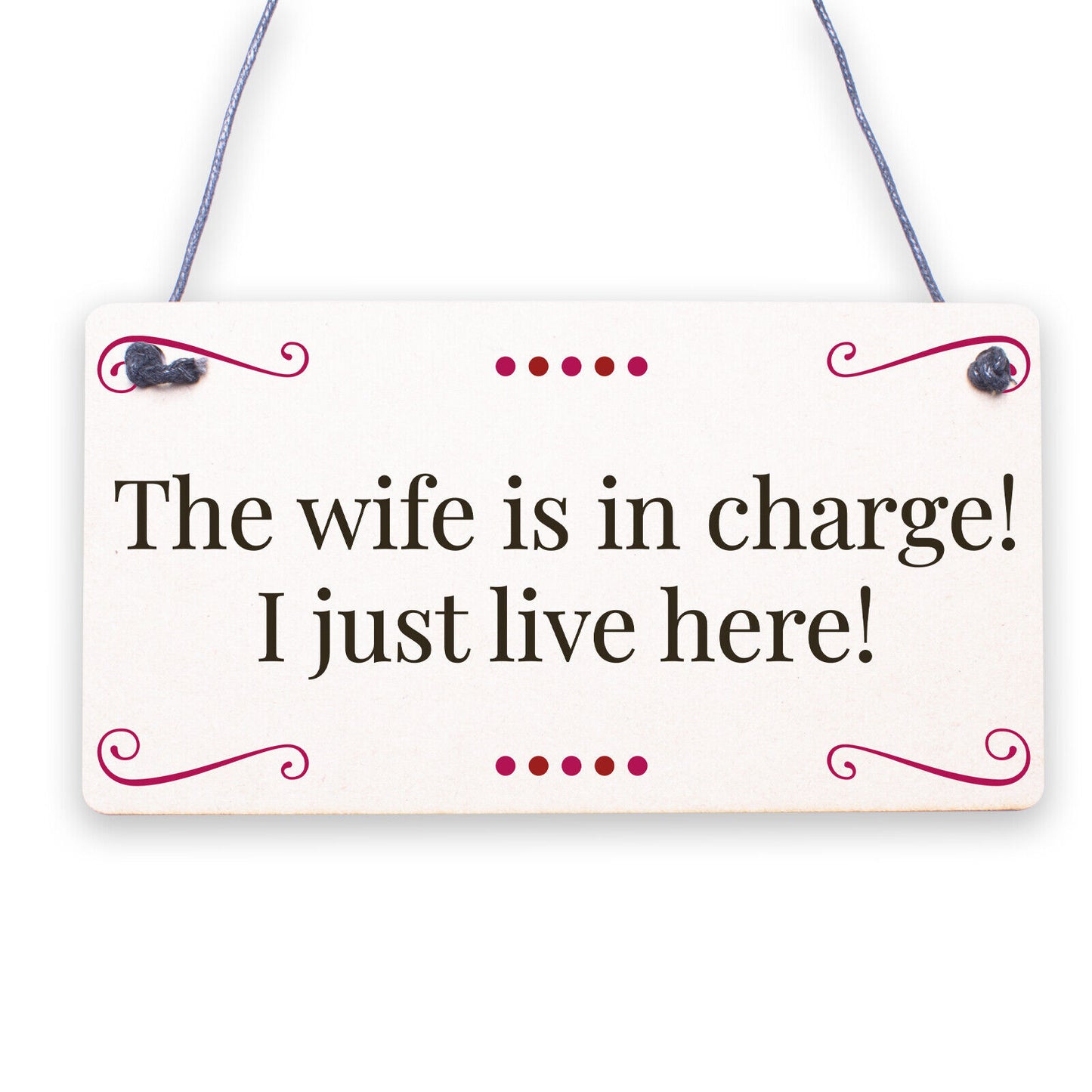 Love Wife Funny Drink Wooden Man Cave Alcohol Hanging Plaque Home Bar Gift Sign