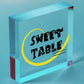 Sweet Table Wooden Freestanding Plaque Wedding Decoration Take A Treat Sign Gift