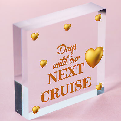 CHALKBOARD Holiday Countdown Sign Days Until Our Next Cruise Holiday Gift Sign