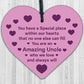 Amazing Uncle Gifts For Birthday Wooden Heart Sign Thank You Gifts For Uncle